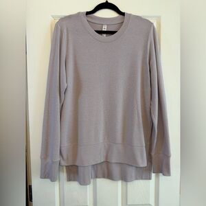 ALO Yoga Glimpse Long Sleeve Top | Lavender Dusk | Size M